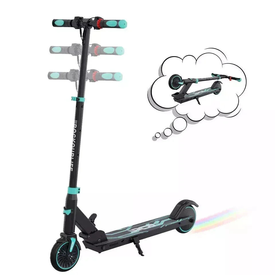 RCB R15 Kids Electric Scooter: 250W Motor, 12.4 mph (20 km/h) Speed, 10-Mile Range, Lightweight Foldable Design