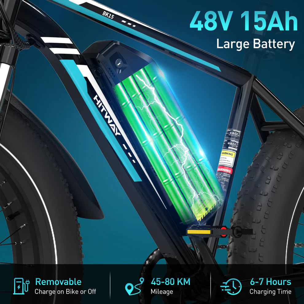 Hitway BK15 Fat Tyre Electric Bike