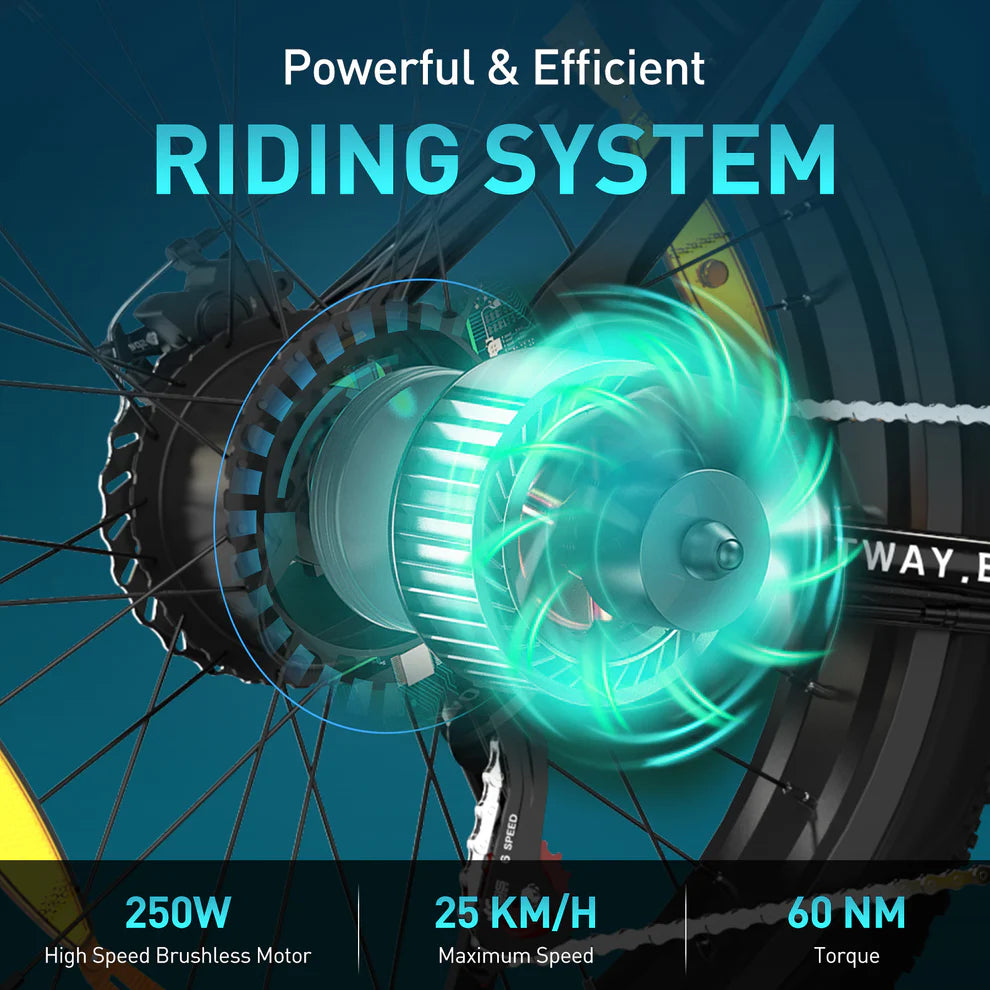 Hitway BK15 Fat Tyre Electric Bike