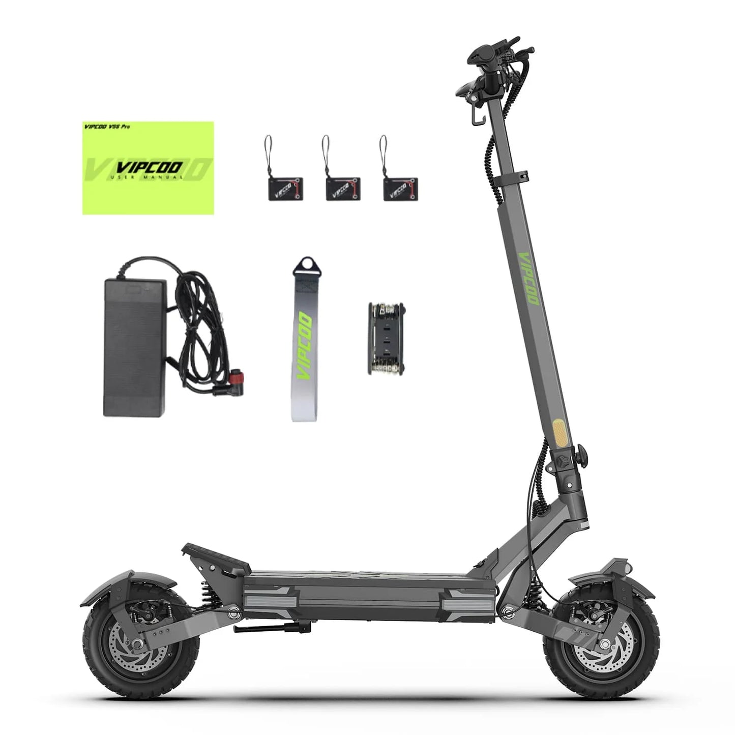 Vipcoo VS6 Pro Electric Scooter - 2400W Power | 20.8Ah Battery | 35mph Speed | 41mi Range