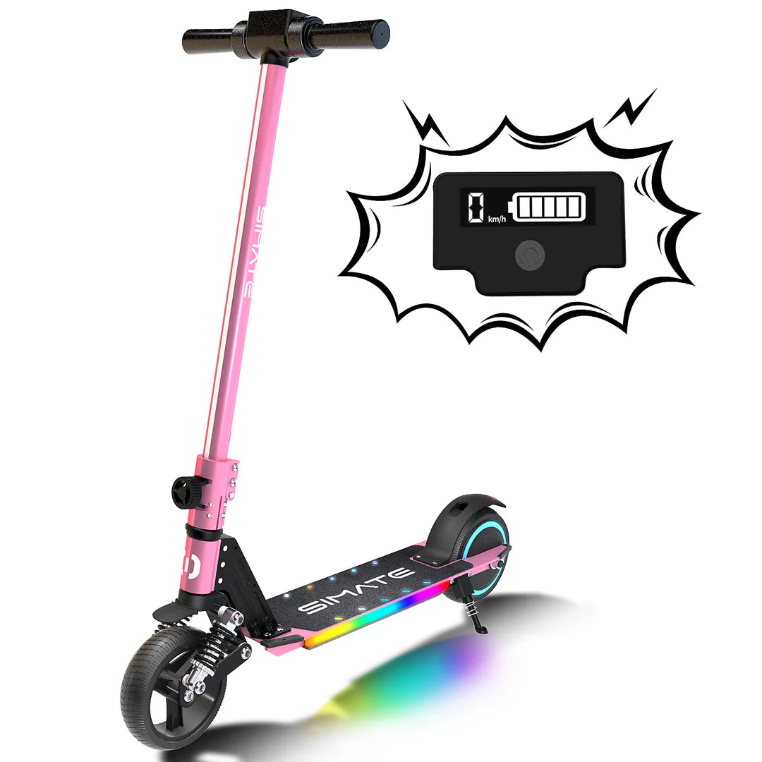 S5 Flash light electric scooter for kids | Pink ,blue yellow black