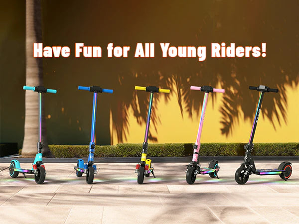 S5 Flash light electric scooter for kids | Pink ,blue yellow black