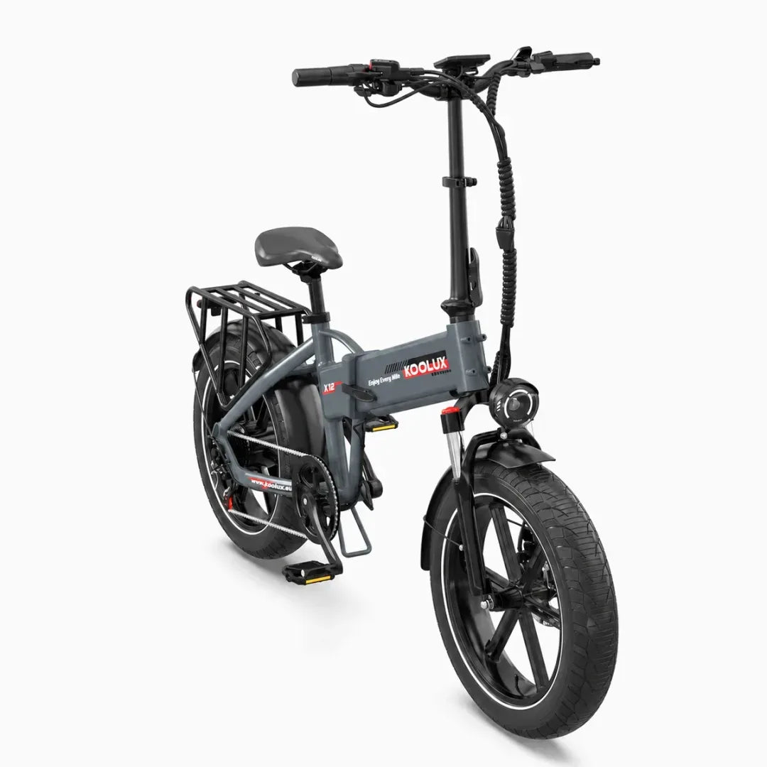 KOOLUX X12 Folding Fat Tyre Electric Bike uk road legal bike