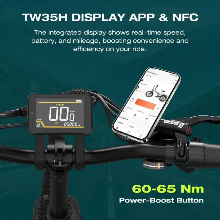 KOOLUX X12 Folding Fat Tyre Electric Bike uk road legal bike